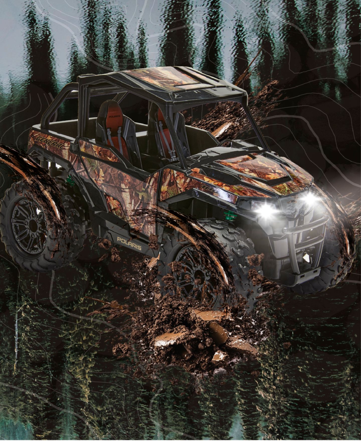 Детская игрушка Sharper Image Polaris General 1:14 Scale RC Vehicle — фото 2