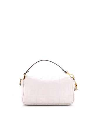 Medium Baguette NM Bag Zucca Embossed Leather