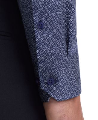 Ted Baker Men's Round Cuff Slim Fit Dress Shirt