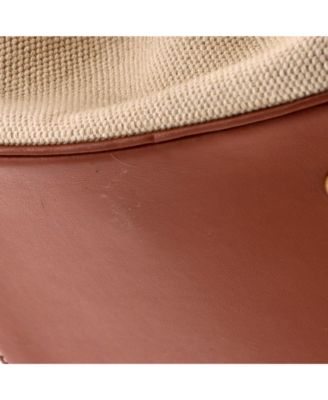 Medium Cabas 16 Bag Canvas with Leather