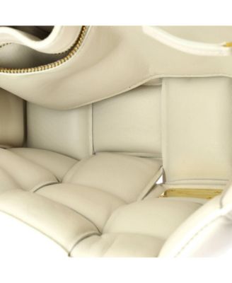 Cassette Crossbody Bag Padded Maxi Intrecciato Leather