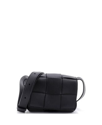 Candy Cassette Crossbody Bag Maxi Intrecciato Leather