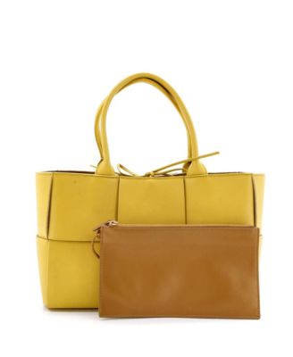 Small Arco Tote Maxi Intrecciato Leather