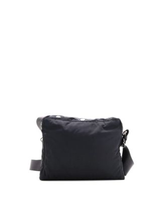 Snap Button Messenger Bag Nylon