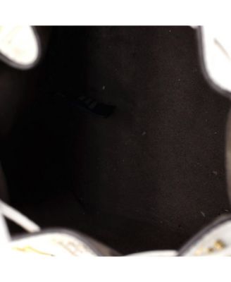 Mini Mon Tresor Bucket Bag Zucca Studded Leather