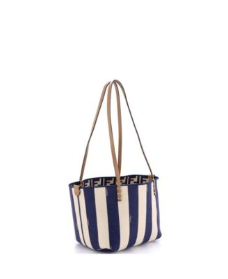 Medium Reversible Roll Tote Zucca Canvas