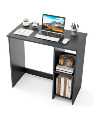 31.5 in Modern Home Office Desk with Storage Compartments
