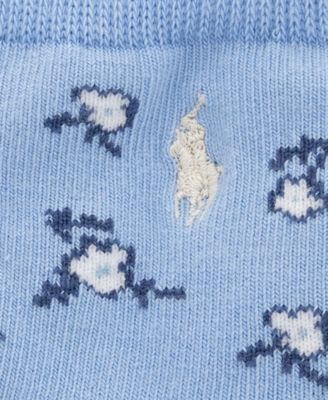 Baby Boys' Blueberry Dog, Floral and Gingham Design Socks, 3-Pack