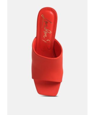 Womens Cannes Slim Block Heel Sandals