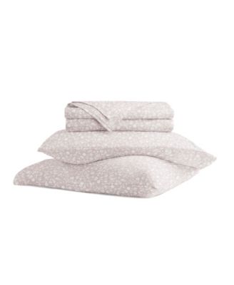 Long Staple 300-Thread Count Cotton Pattern 4-Pc. Sheet Set, California King