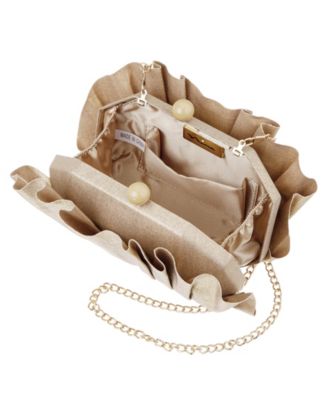 Reef Shell Minaudiere Small Clutch Handbag