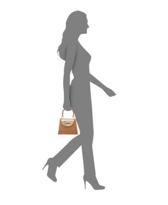 Wicker Basket Small Satchel Bag