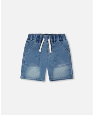 Little Boys French Denim Shorts