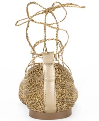 Women's Kassiani Lace-Up Round Toe Flats