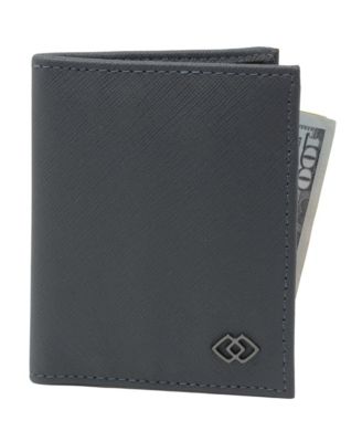 Men's Men RFID Leather Wallet Slim Front Pocket Wallet Business Card Case