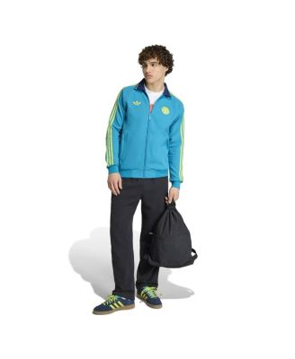 Men's Turquoise Colombia National Team 2026 World Cup Anthem Full-Zip Jacket