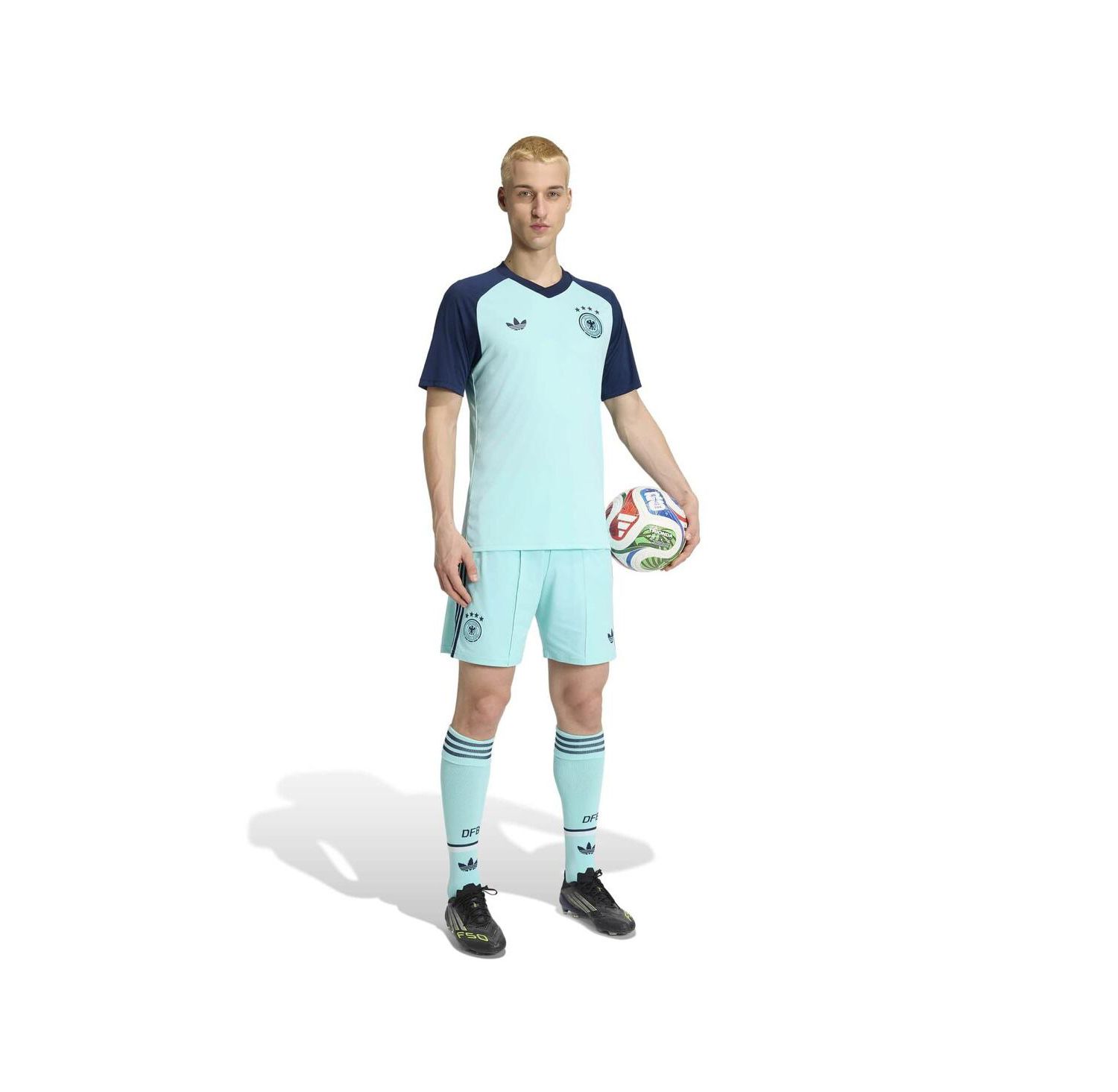 Men's Turquoise Germany National Team FIFA X World Cup 2026 Pre-Match Away Training Jersey