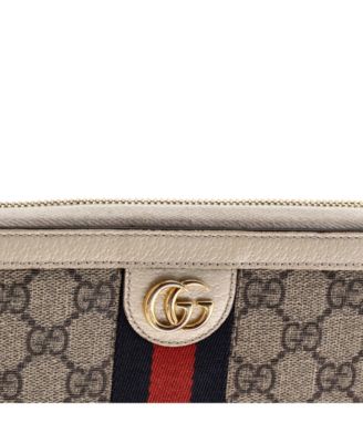 Ophidia Zip Around Wallet GG Coated Canvas