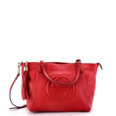 Small Soho Convertible Top Handle Bag Leather