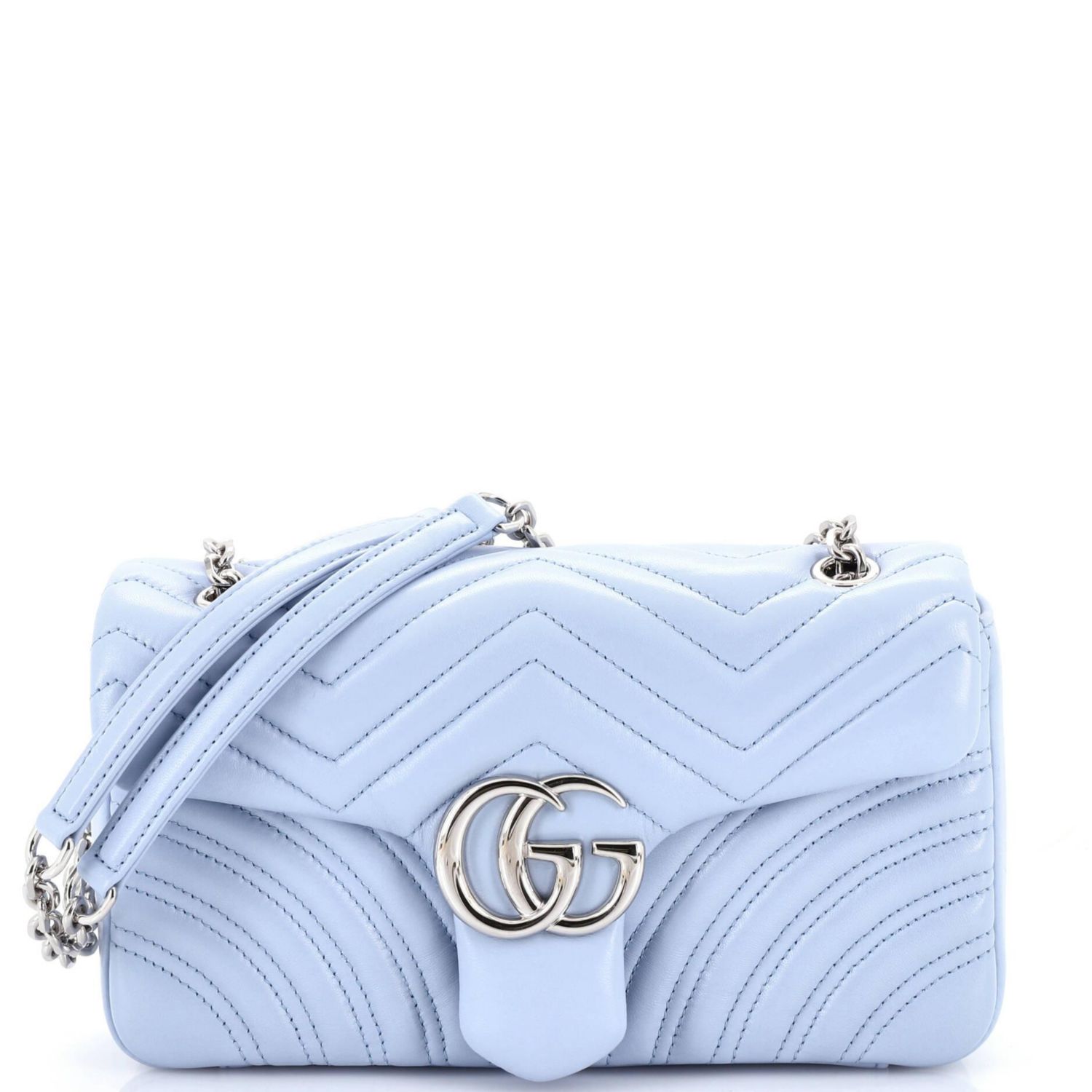 Medium GG Marmont Flap Bag Matelasse Leather