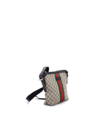 Small Web Messenger Bag GG Coated Canvas