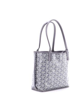 Mini Anjou Reversible Tote Coated Canvas