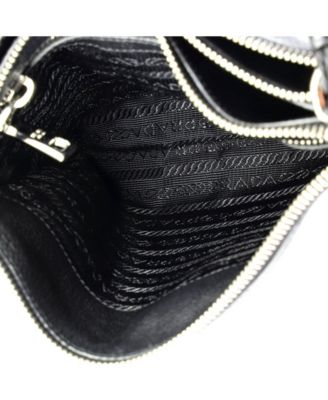 Small Double Zip Crossbody Bag Vitello Daino