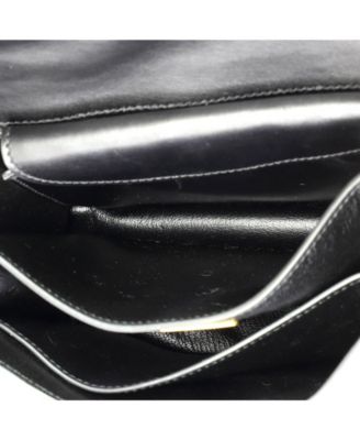 Small Cahier Crossbody Bag Studded Laser Cut Leather