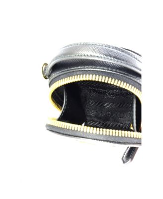 Mini Top Handle Crossbody Pouch Saffiano Leather