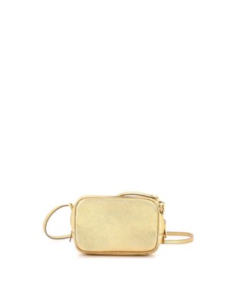 Mini Zip Crossbody Bag Saffiano Leather