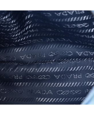 Padded Flap Shoulder Bag Quilted Tessuto