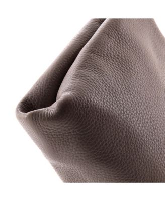 Mini Flat Zip Crossbody Bag Vitello Daino