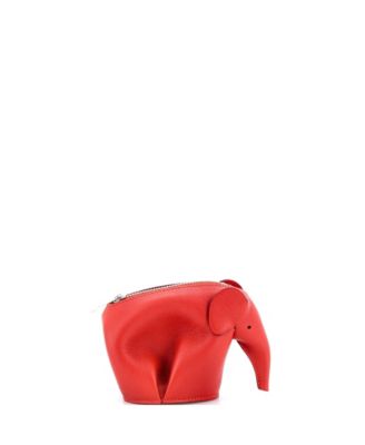 Elephant Coin Purse Leather