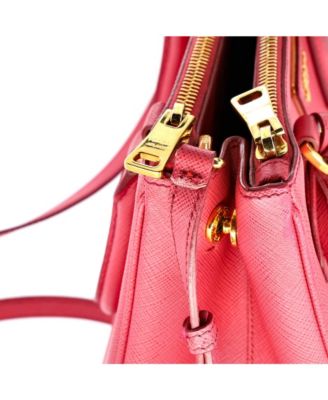 Small Galleria Double Zip Tote Saffiano Leather