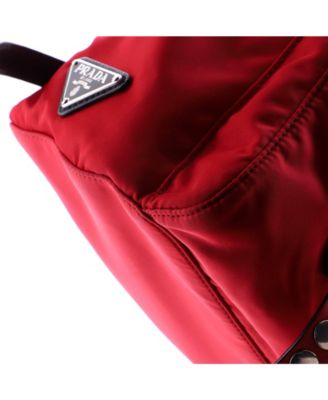 New Vela Backpack Tessuto with Studded Leather