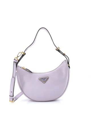 Small Arque Half Moon Hobo Leather