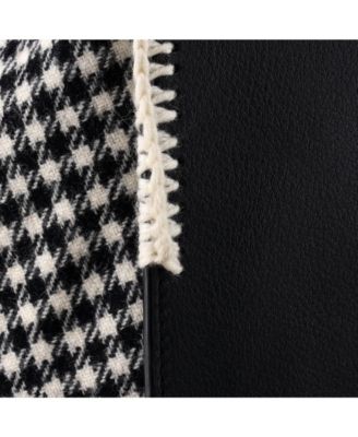 Small Hammock Bag Leather and Tweed