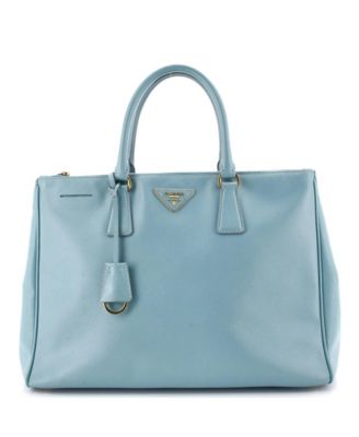 Large Double Zip Lux Tote Saffiano Leather