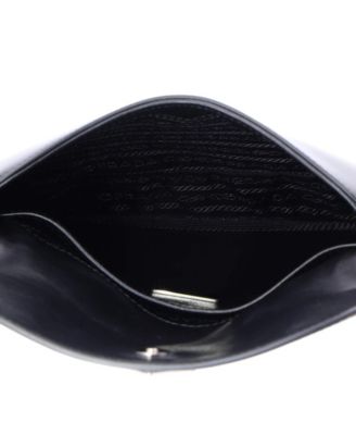 Small Cleo Flap Shoulder Bag Spazzolato Leather