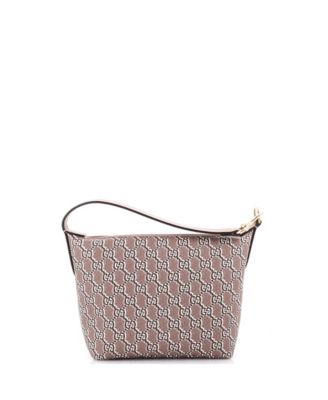 Super Mini Ophidia Zip Shoulder Bag GG Shadow Coated Canvas