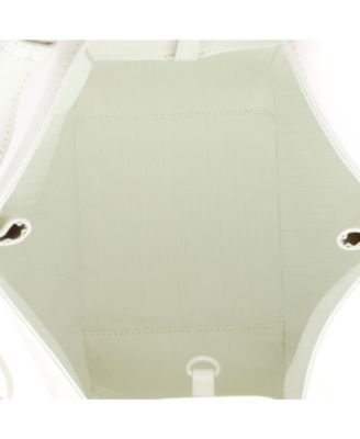 Compact Monochrome Hammock Bag Leather