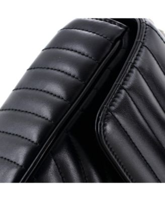 Medium Chain Flap Shoulder Bag Diagramme Quilted Leather