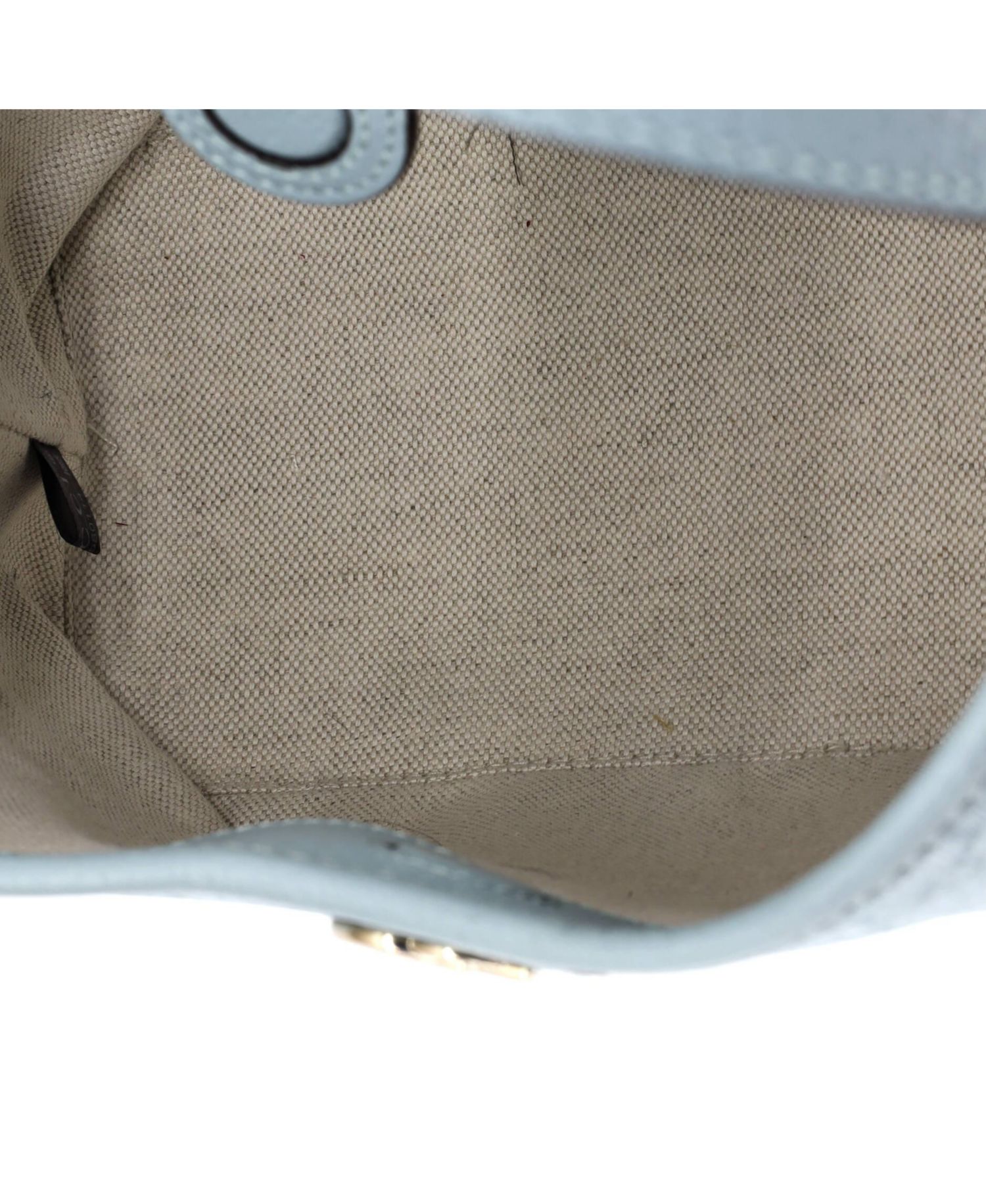 Small Ophidia Open Bucket Bag GG Coated Canvas with Leather