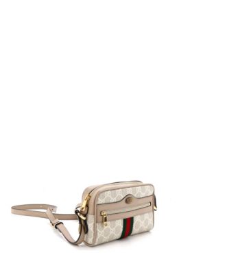 Mini Ophidia Shoulder Bag GG Coated Canvas