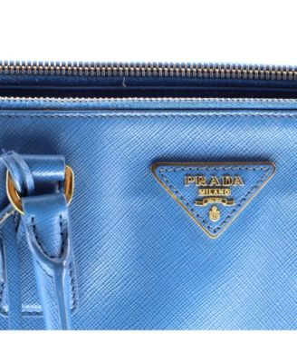 Medium Double Zip Lux Tote Saffiano Leather