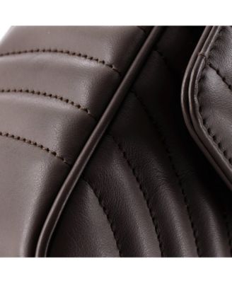 Large Chain Flap Shoulder Bag Diagramme Quilted Leather