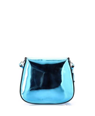 Mini Cleo Flap Shoulder Bag Spazzolato Leather