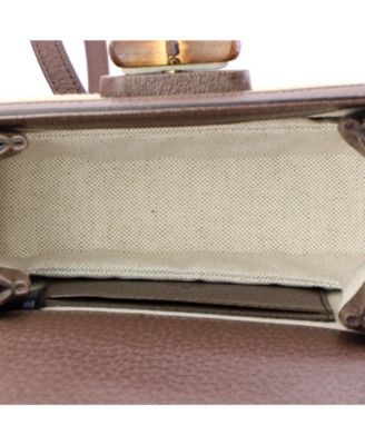 Mini Bamboo 1947 Top Handle Bag Jumbo GG Canvas