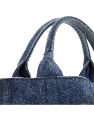 Mini Canapa Convertible Tote Denim