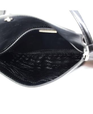 Small Cleo Flap Shoulder Bag Spazzolato Leather